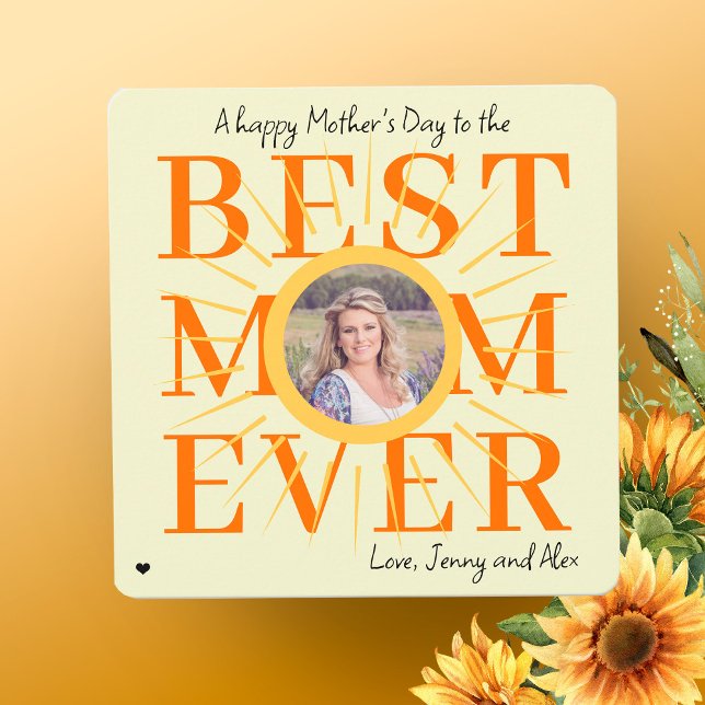 Sol amarillo foto moderna personalizada Día de la  (Subido por el creador)