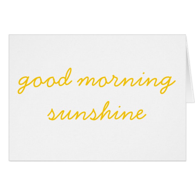 Sol de la buena mañana (Anverso (Horizontal))