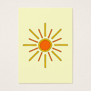 Sol del verano. Amarillo y naranja