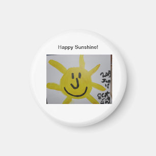 ¡Sol feliz! Imán