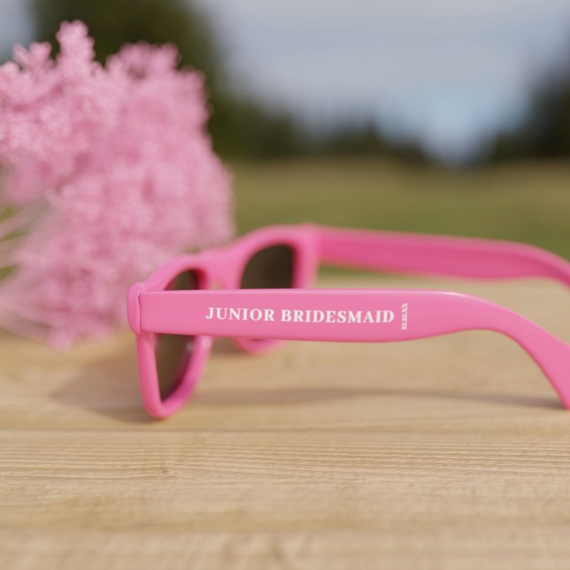 Sol Fiesta de Novias Junior de Boda Favor de gafas de  (Perfect wedding favor for your Junior Bridesmaid. Just add her name and your wedding date)