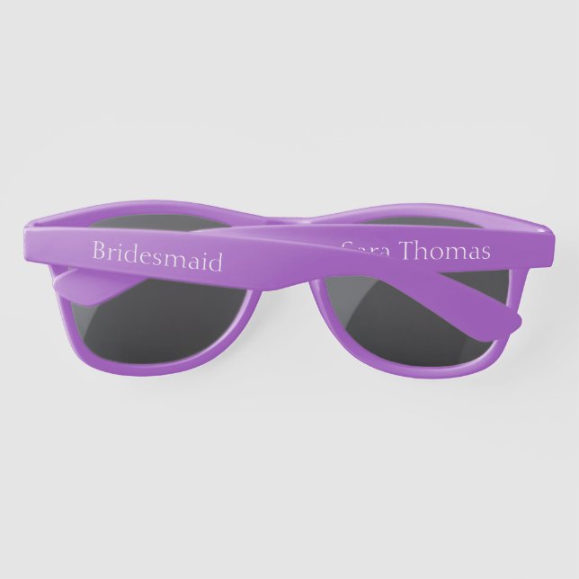 Sol Gafas de Dama de Honor (Reverso)