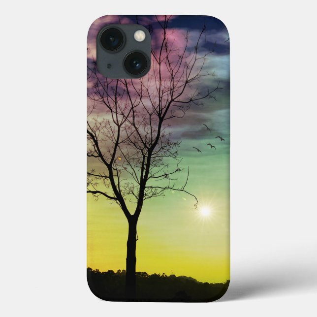 SOL INVIERNO Y ÁRBOL | Fundas de iPhone 6/6 Plus (Reverso)
