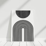 Sol negro y blanco de boho y arte en la pared del<br><div class="desc">Sol negro y blanco de boho y arte en la pared del arcoiris</div>