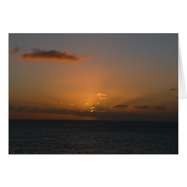 Sol tras las nubes II Fotografía de la capa marina (Anverso (Horizontal))