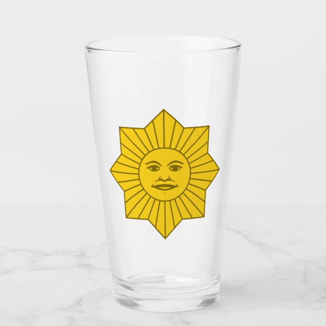 Sol uruguayo de mayo / Glass Sol de Mayo (Anverso)