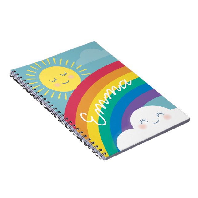 Sol y cuaderno de los arco iris (Lado Derecho)