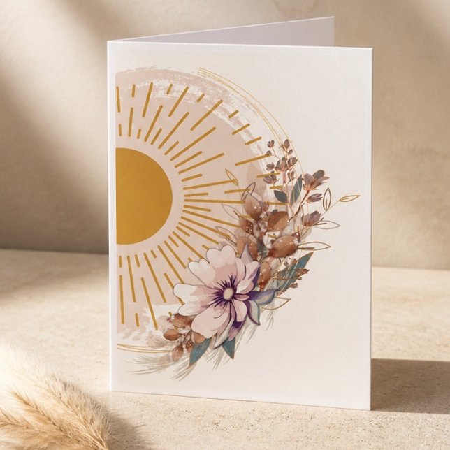 Sol y Floral BOHO en Blanco (Subido por el creador)