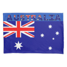 Sola funda de almohada de la bandera australiana,