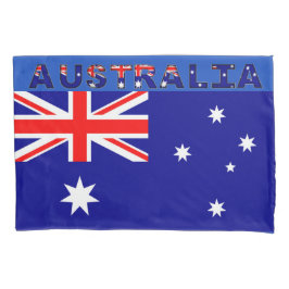 Sola funda de almohada de la bandera australiana,