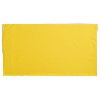 Sola funda de almohada gigante amarilla de oro