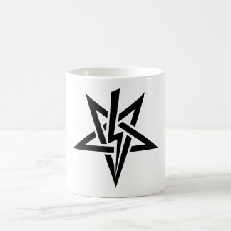 Sola taza negra de Antón Szandor LaVey Sigil