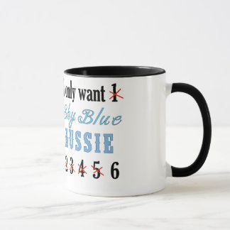Solamente 1 taza de Aussie del azul de cielo