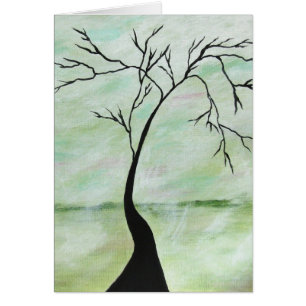 Solamente esperé el árbol torcido del arte