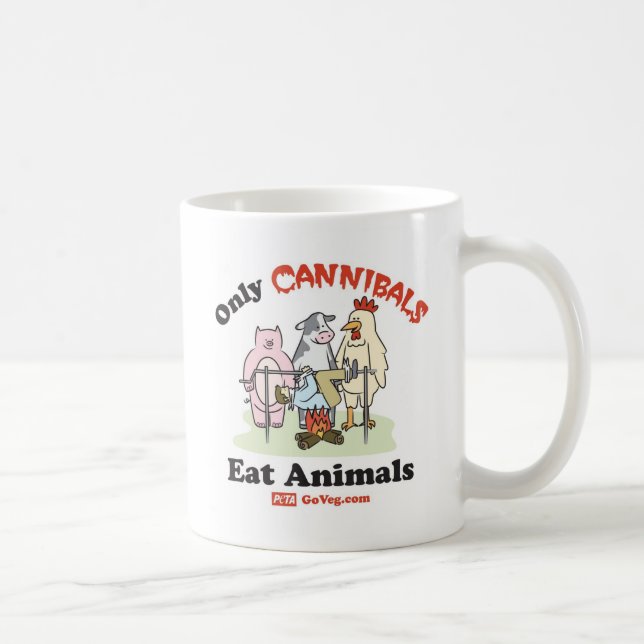 Solamente los caníbales comen la taza de los (Derecha)