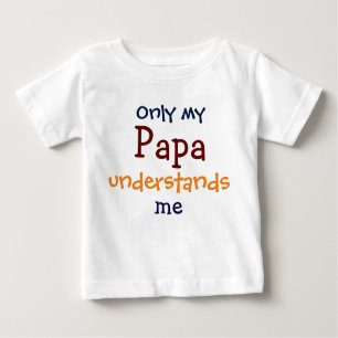 Solamente mi papá me entiende la camiseta del niño