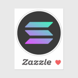 SOLANA TO MOON TRADER pegatina moderno para él