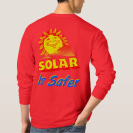 Solar es una camiseta anaranjada la sonrisa más