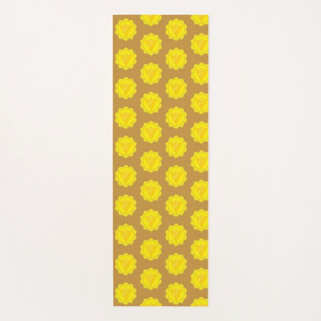 Solar Plexus Chakra Yoga Mat (Anverso)