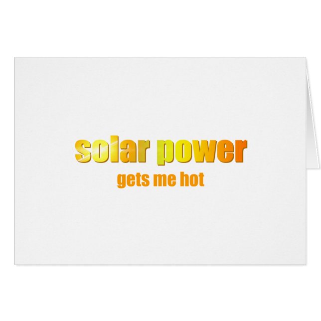 Solar Power Hot! (Anverso (Horizontal))