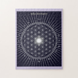 Solar Resonan Monochrome Art Jigsaw Puzzle ジグソーパズル
