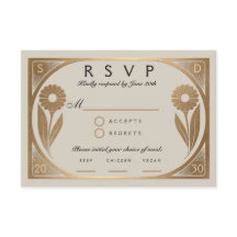 SOLARA I : Tarjeta RSVP de boda