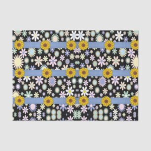 Solares de papel de tejido decorativo