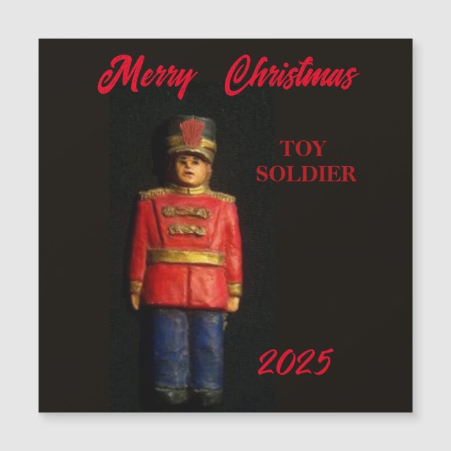 SOLDADO DE JUGUETE DE NAVIDAD DE 2025 (Anverso)