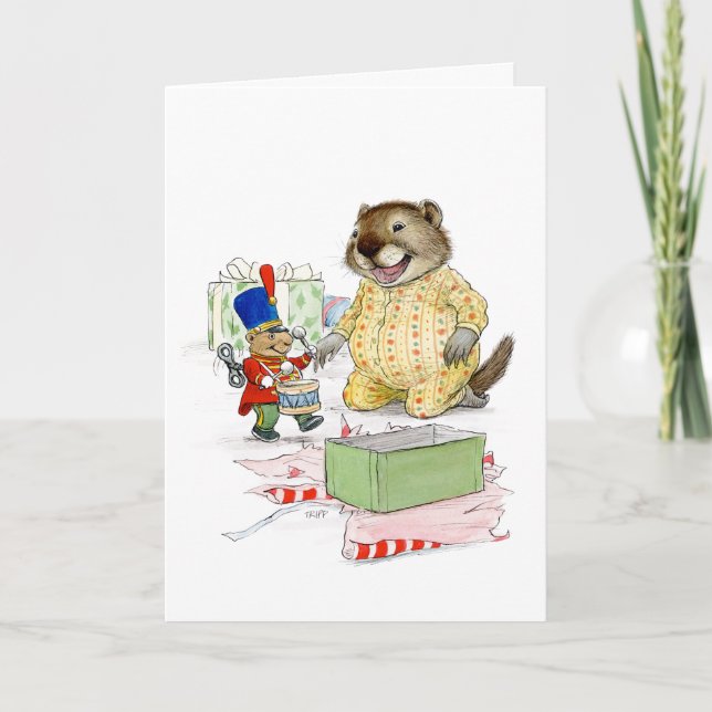 Soldado de juguete para tarjeta de Navidad (Anverso)