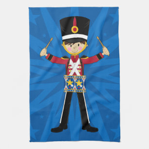 Soldado del cascanueces que juega la toalla de los