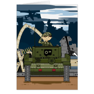 Soldado del ejército británico y tarjeta de la