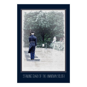 Soldado desconocido de la Guardia Glossy Poster