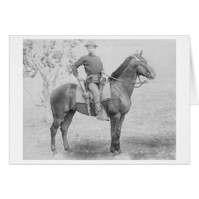 Soldado en su caballo en Dakota del Sur (Anverso (Horizontal))