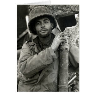 Soldado estadounidense en la Segunda Guerra Mundia