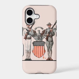 Soldado, marinero y escudo de los E.E.U.U.