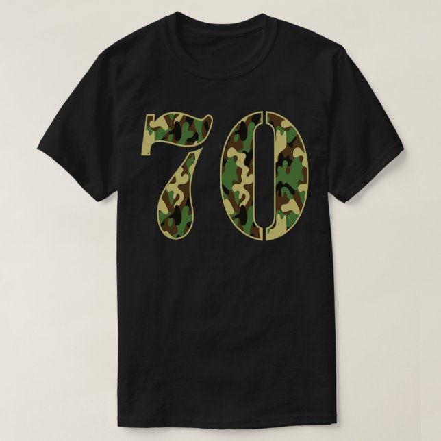 Soldado Militar de Camo Número 70 Jersey (Diseño del anverso)