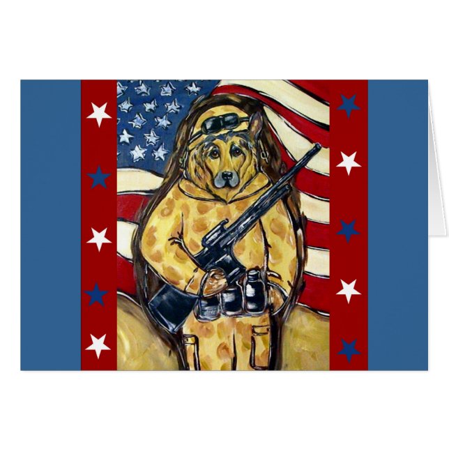 Soldado pastor alemán (Anverso (Horizontal))