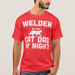 Soldado Por Día Gato Papá Por Camiseta De Noche