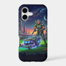Soldado Retro Cyberpunk Cubierta de Batalla de Cés