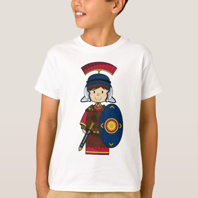 Soldado romano con la camiseta del escudo (Anverso)