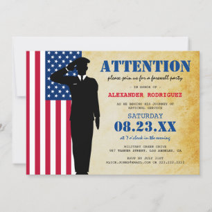 Soldado ruso se va de la Invitación Fiesta