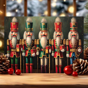 Soldados Cascanueces Vintage Clásico de Navidad
