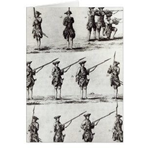 Soldados con las bayonetas