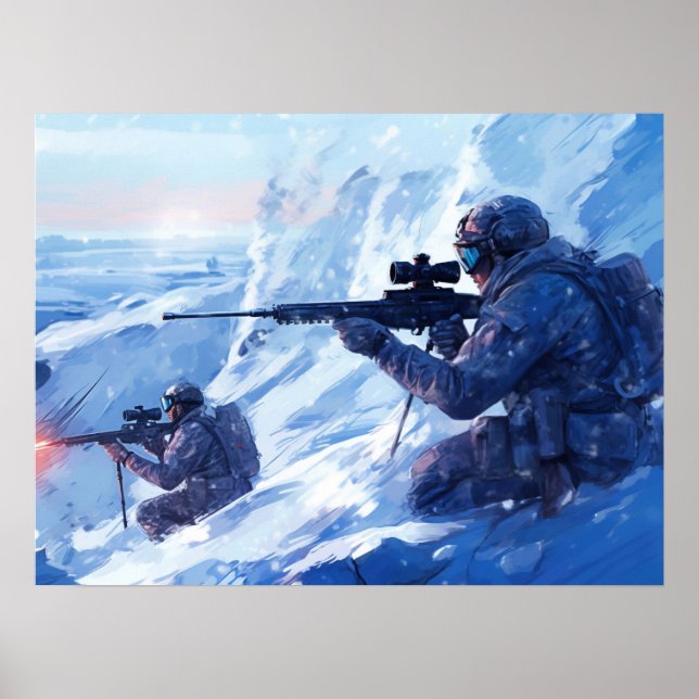 Soldados de arte poster (Frente)