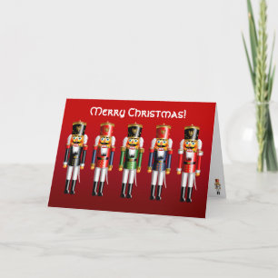 Soldados de juguetes desnudistas de Navidad con un