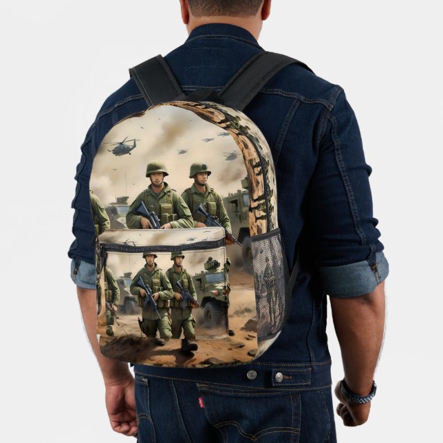 Soldados de pie del ejército australiano, mochila (Insitu (Modelo))