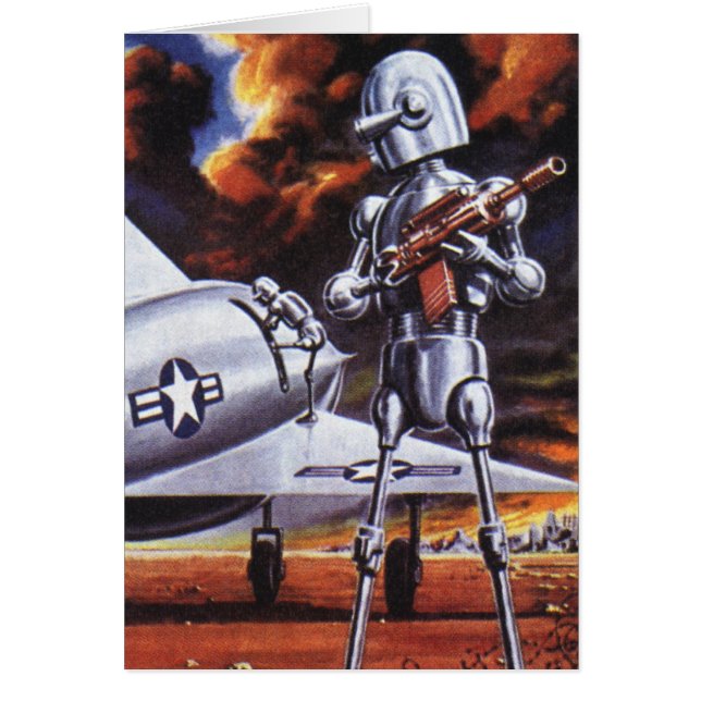 Soldados de robots militares de ciencia ficción vi (Frente)
