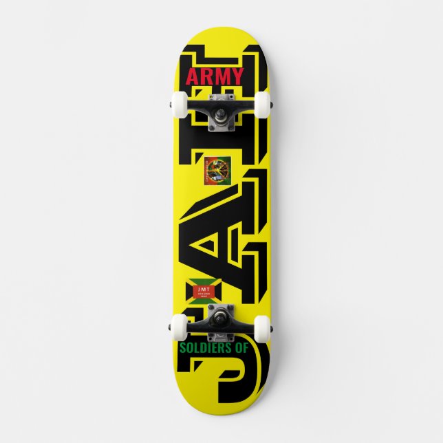 SOLDADOS DEL EJÉRCITO DE JAH Skateboard (Anverso)