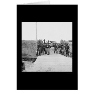Soldados en la Puerta del Fuerte Slemmer 1865