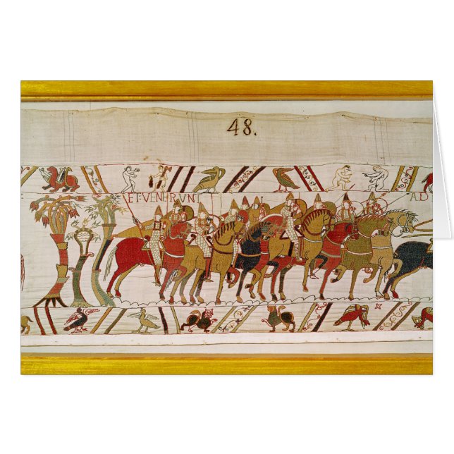 Soldados que dejan Hastings para hacer batalla con (Anverso (Horizontal))